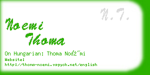 noemi thoma business card